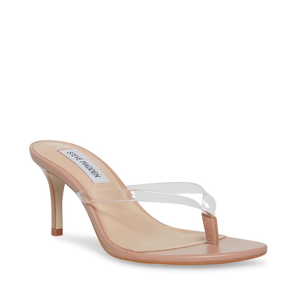 Brand New With Box Addyson Clear Strap Mule